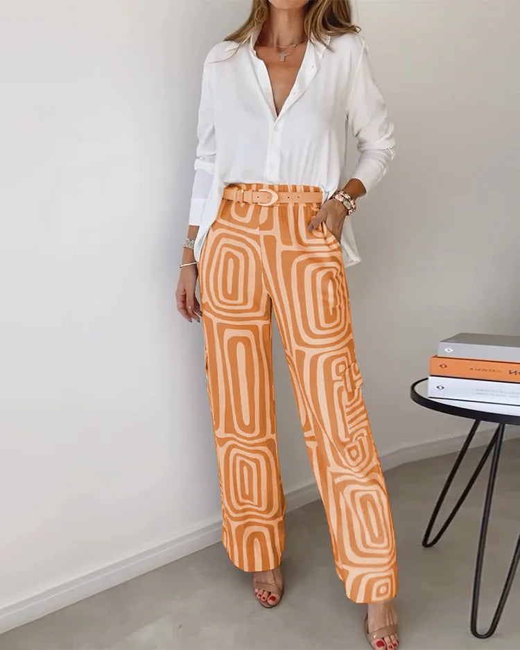 AYLA – Pantalón de tiro alto para mujer