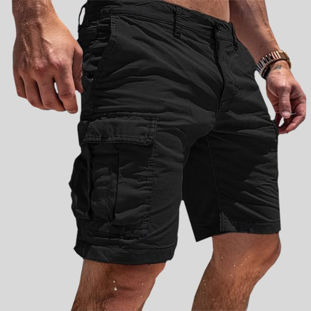 Bermuda cargo de hombre con corte relajado – DOMENICO