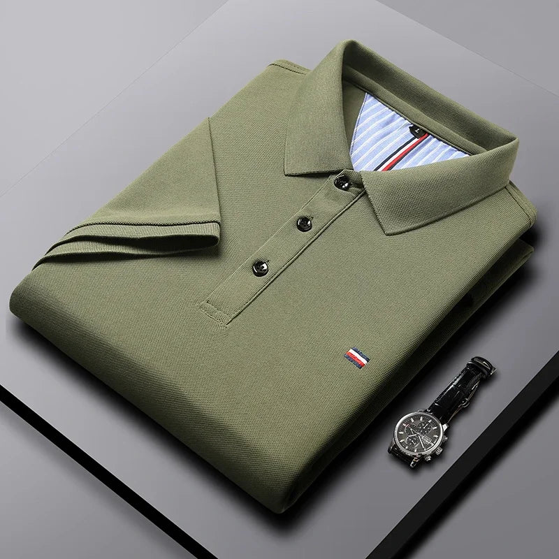 Polo clásica de hombre con cuello tradicional y corte regular – BEAUMONT