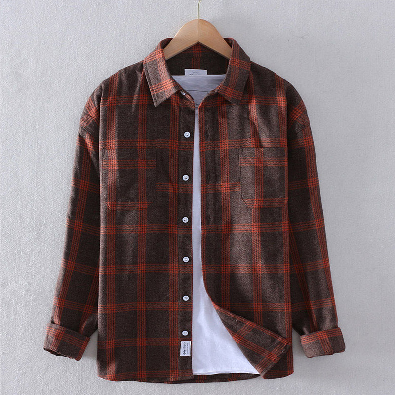 Camisa de hombre a cuadros con estilo clásico – WILMAR