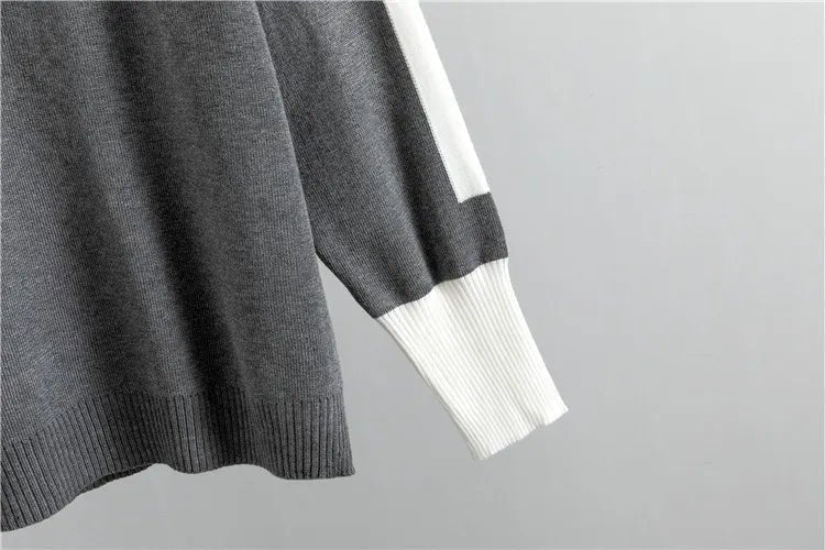 VALERIA – Conjunto deportivo de talla grande con suéter y pantalones