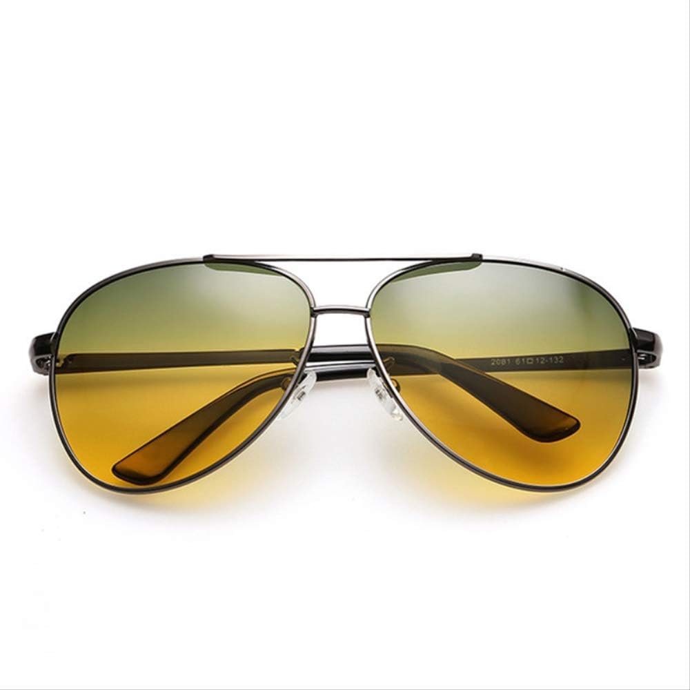 MARCOS – Gafas de sol retro estilo aviador con montura dorada y lentes degradados con protección UV400