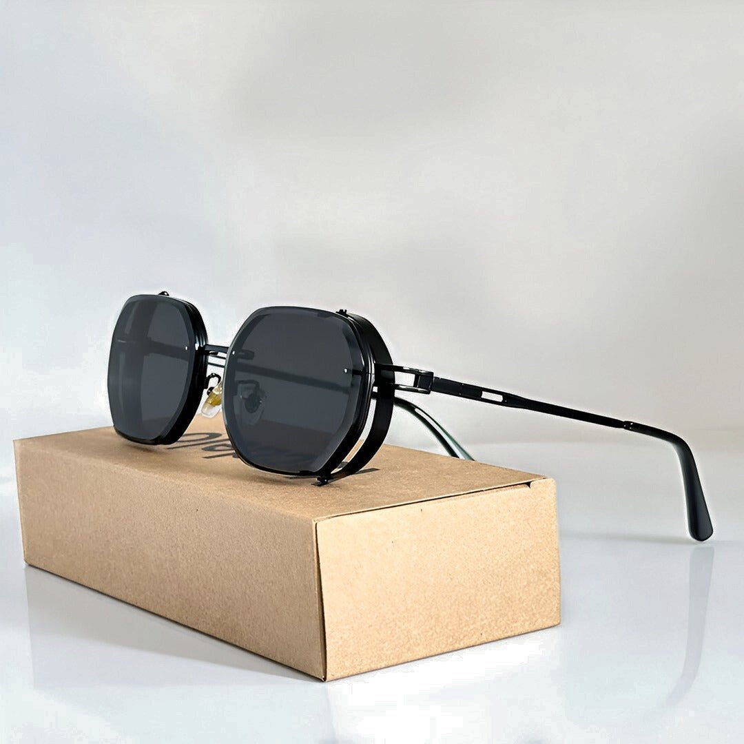 TOMÁS – Gafas de sol estilo aviador con lentes degradados y protección UV400