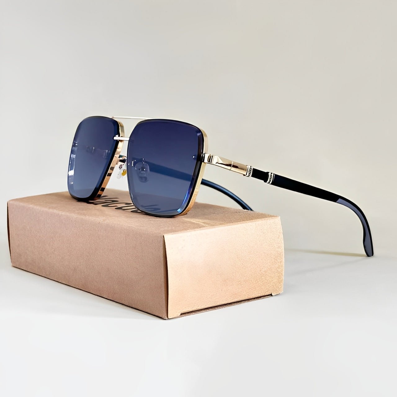 AURELIO – Gafas de sol tipo aviador con protección UV400 y lentes degradados