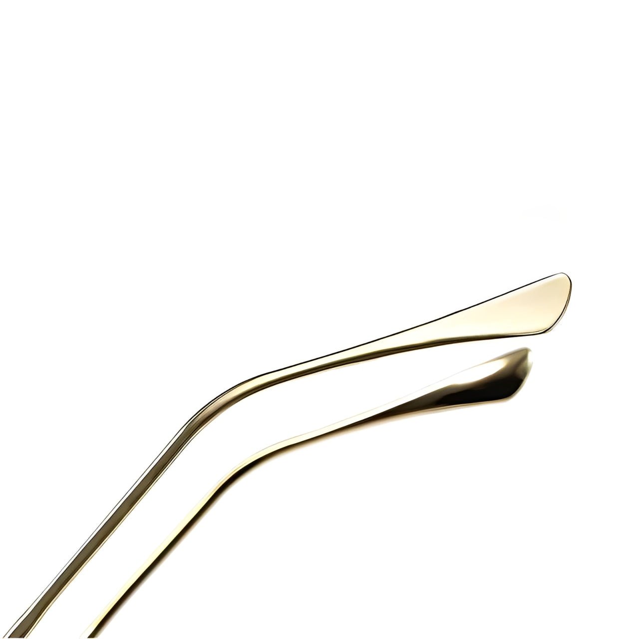 SERGIO – Gafas de sol retro con montura cuadrada dorada y lentes degradados con protección UV400