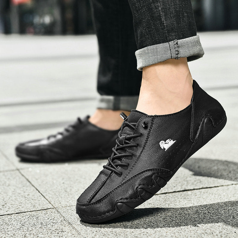 Zapatillas barefoot de piel unisex con suela flexible y gran agarre – PRIMALPATH