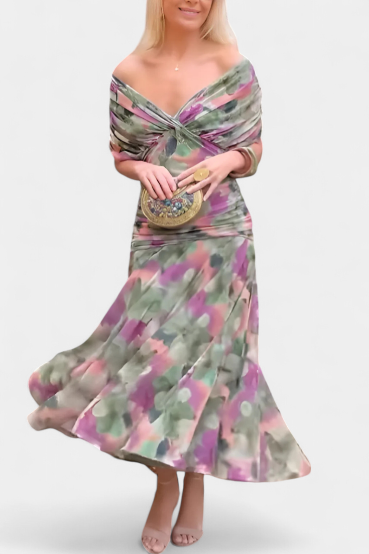 Eryzziah – Vestido maxi elegante para mujer