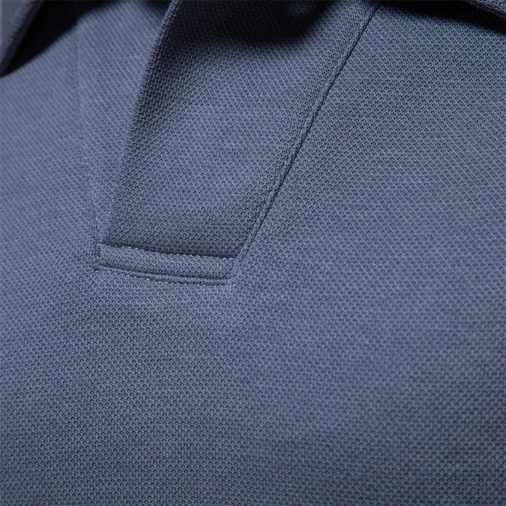 EMILIO - Camisa casual de manga larga con cuello para hombre