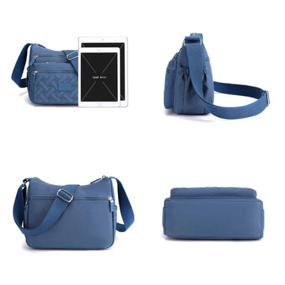 Bolso de hombro clásico y elegante con acabado lujoso – LUVINA