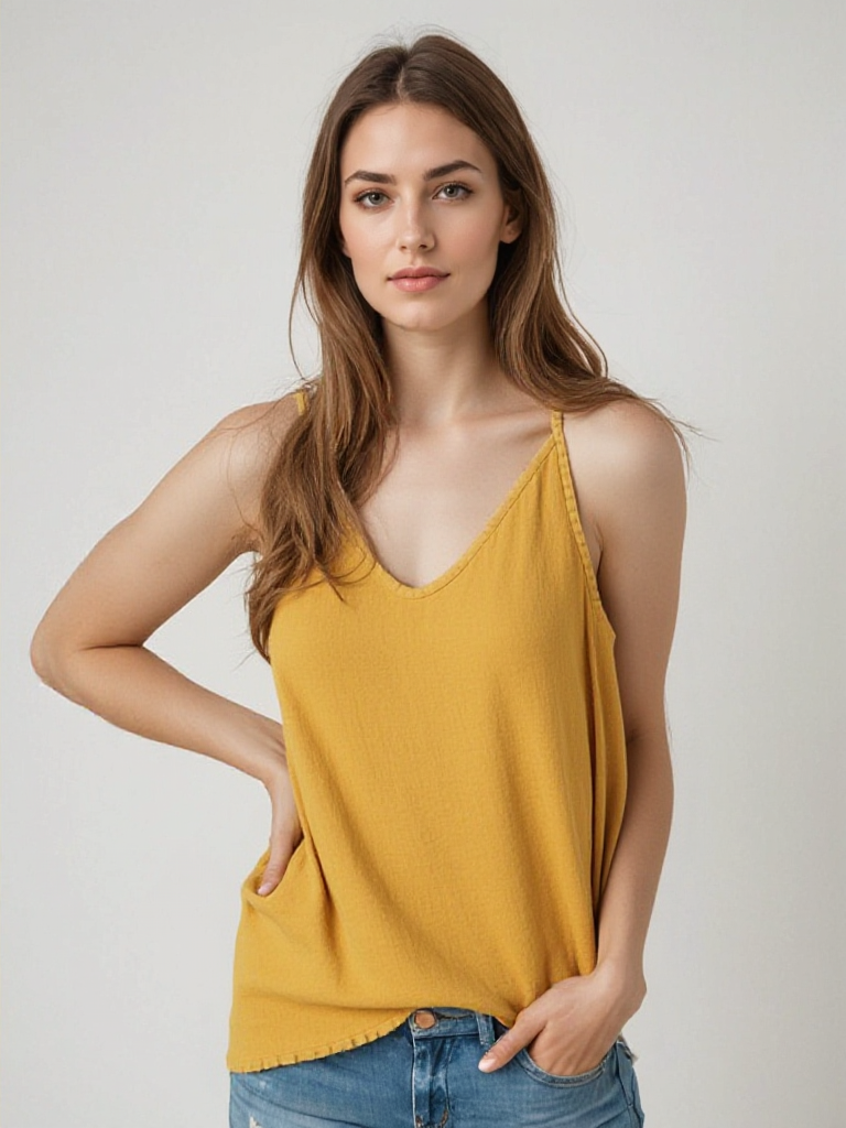 Blusa larga de lino fresco para mujer – CALYPSA