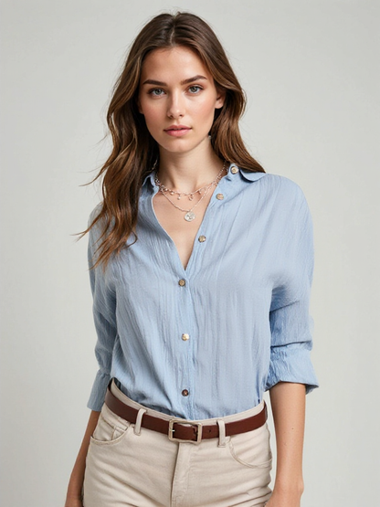Carina – Camisa casual de botones para mujer