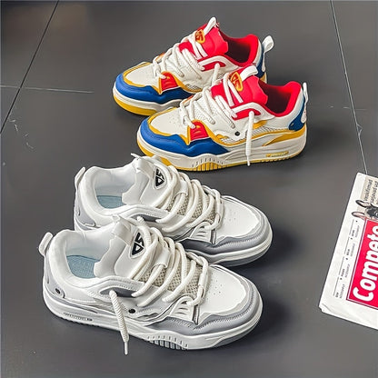 Zapatillas deportivas bajas para hombre con detalles en contraste – STRAVÉN