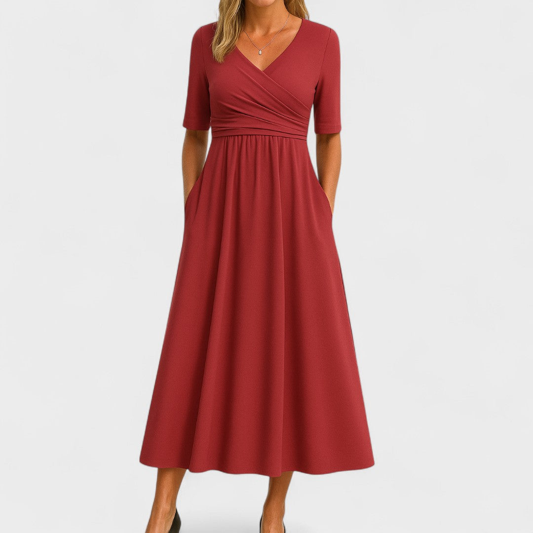 Ida – Vestido midi elegante para mujer