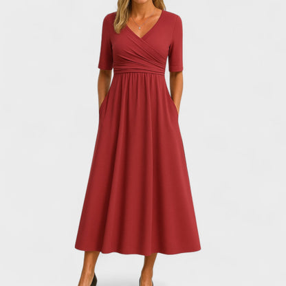 Ida – Vestido midi elegante para mujer