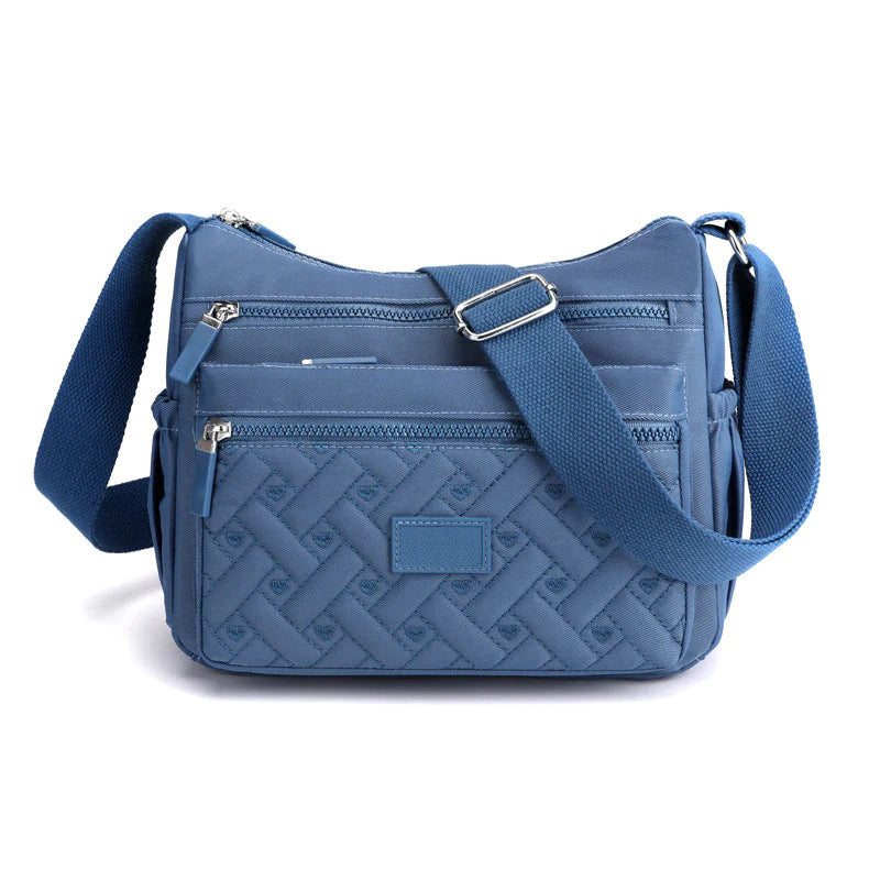 Bolso de hombro clásico y elegante con acabado lujoso – LUVINA