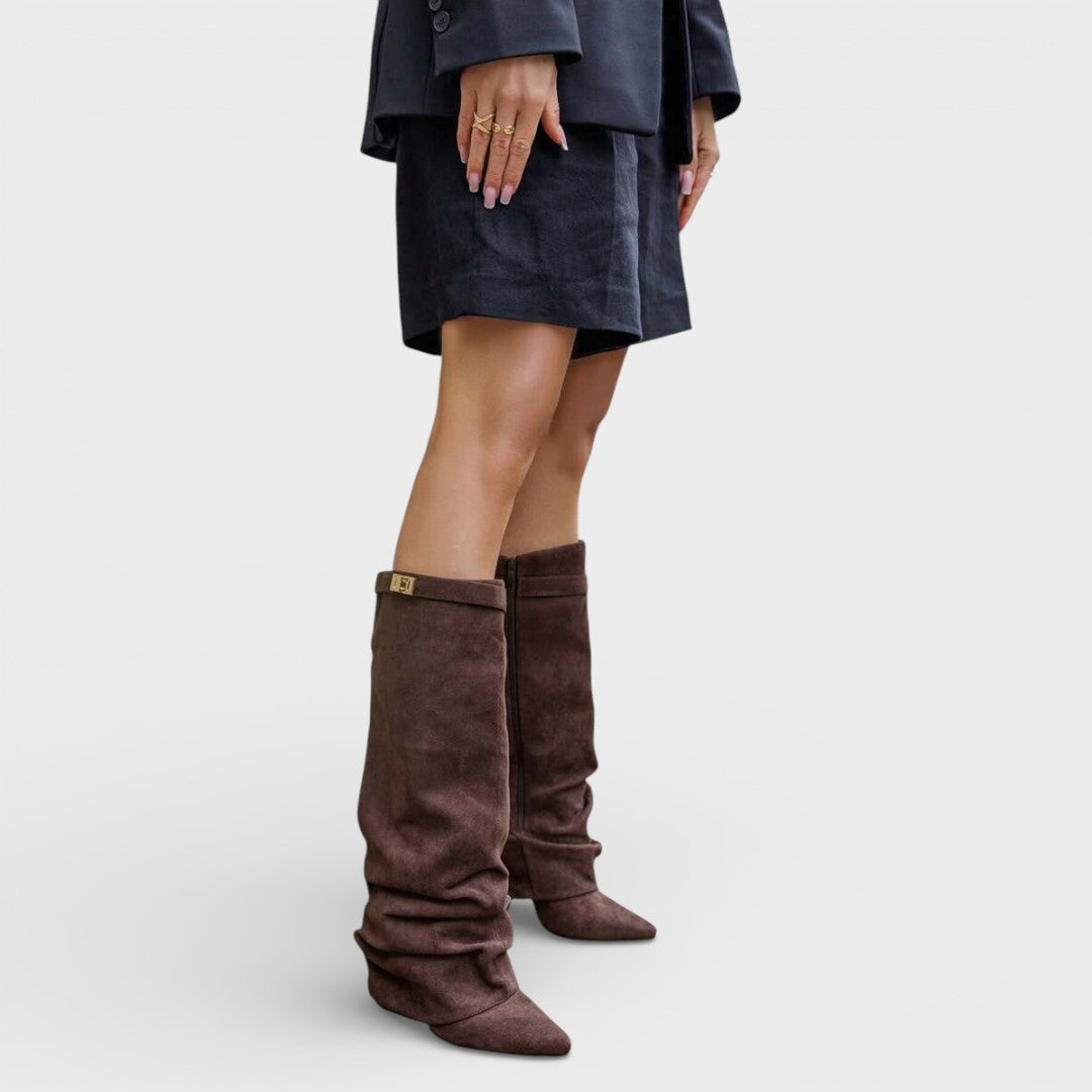 VICTORIA – Botas altas de mujer con puntera fina