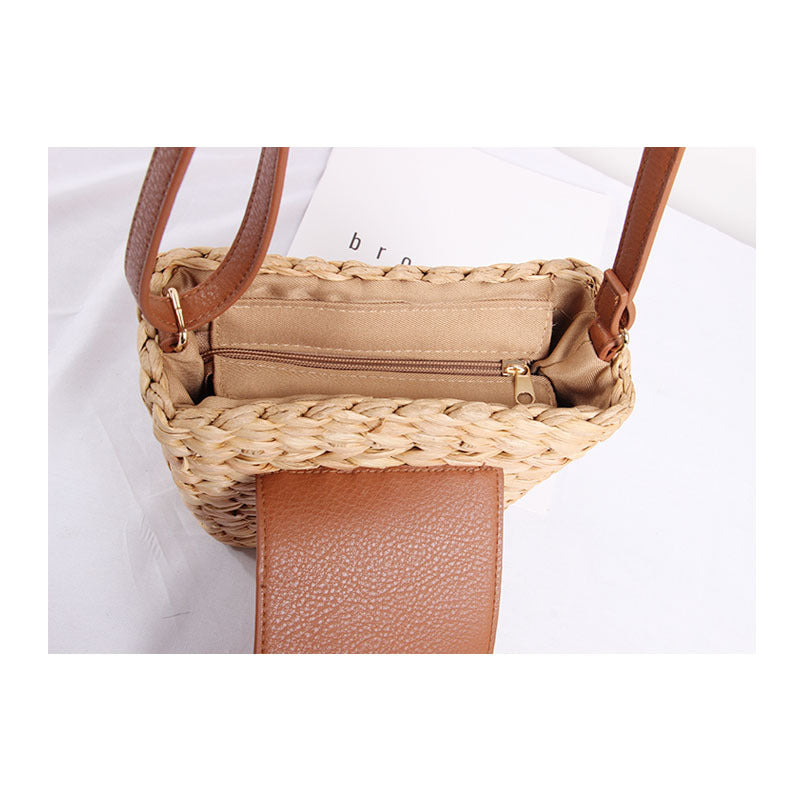 Bolso de mano artesanal tejido a mano para mujer – LUNARIA