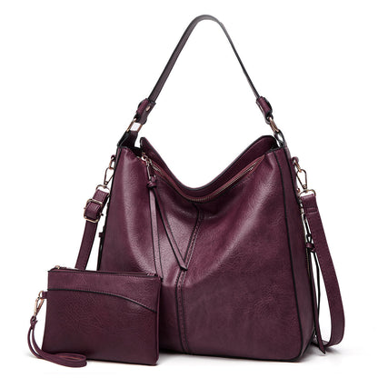 Set de bolso bandolera y minibolso de muñeca en piel sintética – LUNÈA DUO SET
