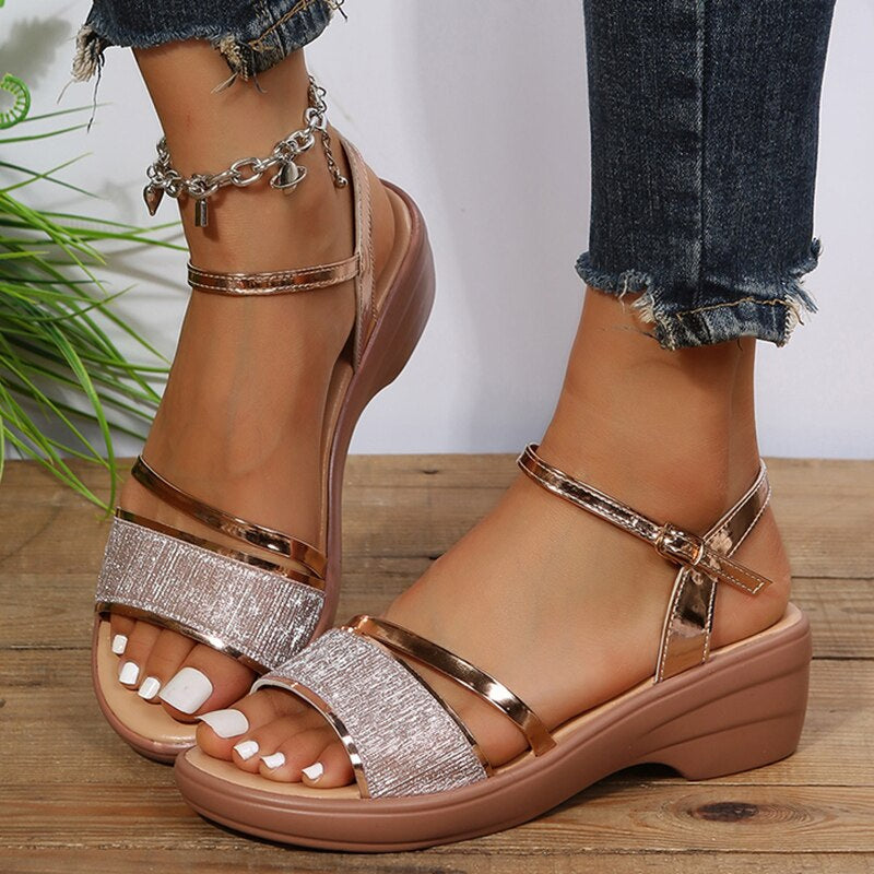 Sandalias ortopédicas de mujer con diseño romano y ajuste cómodo – LUMARIA ROMA