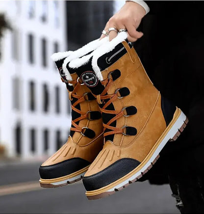 Botas de invierno para hombre con forro cálido y suela antideslizante – ALPENOR