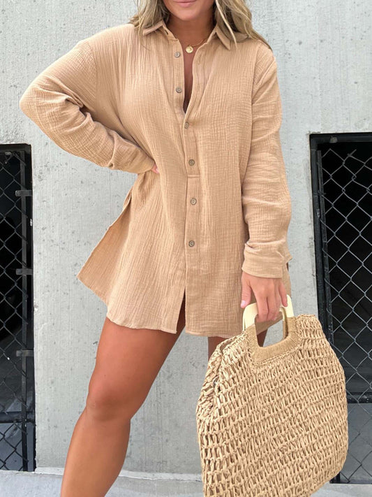 Serena – Conjunto de mujer con blusa de lazo y shorts de talle alto