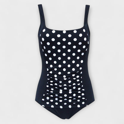 Dahlia – Bañador de una pieza con estampado y tirantes finos para mujer