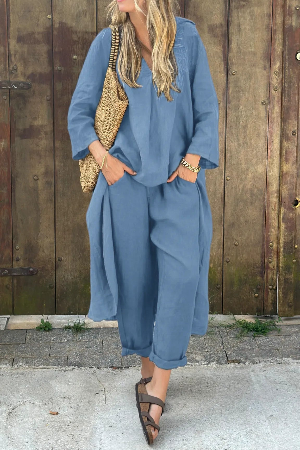 Amalie – Conjunto elegante y cómodo de dos piezas para mujer