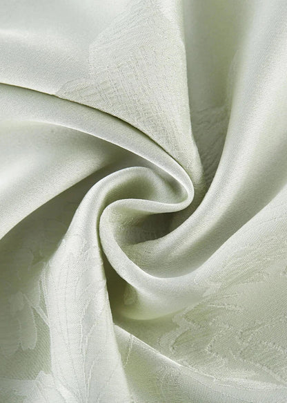 AMARANTE – Vestido maxi satinado de tirantes finos con corte en A