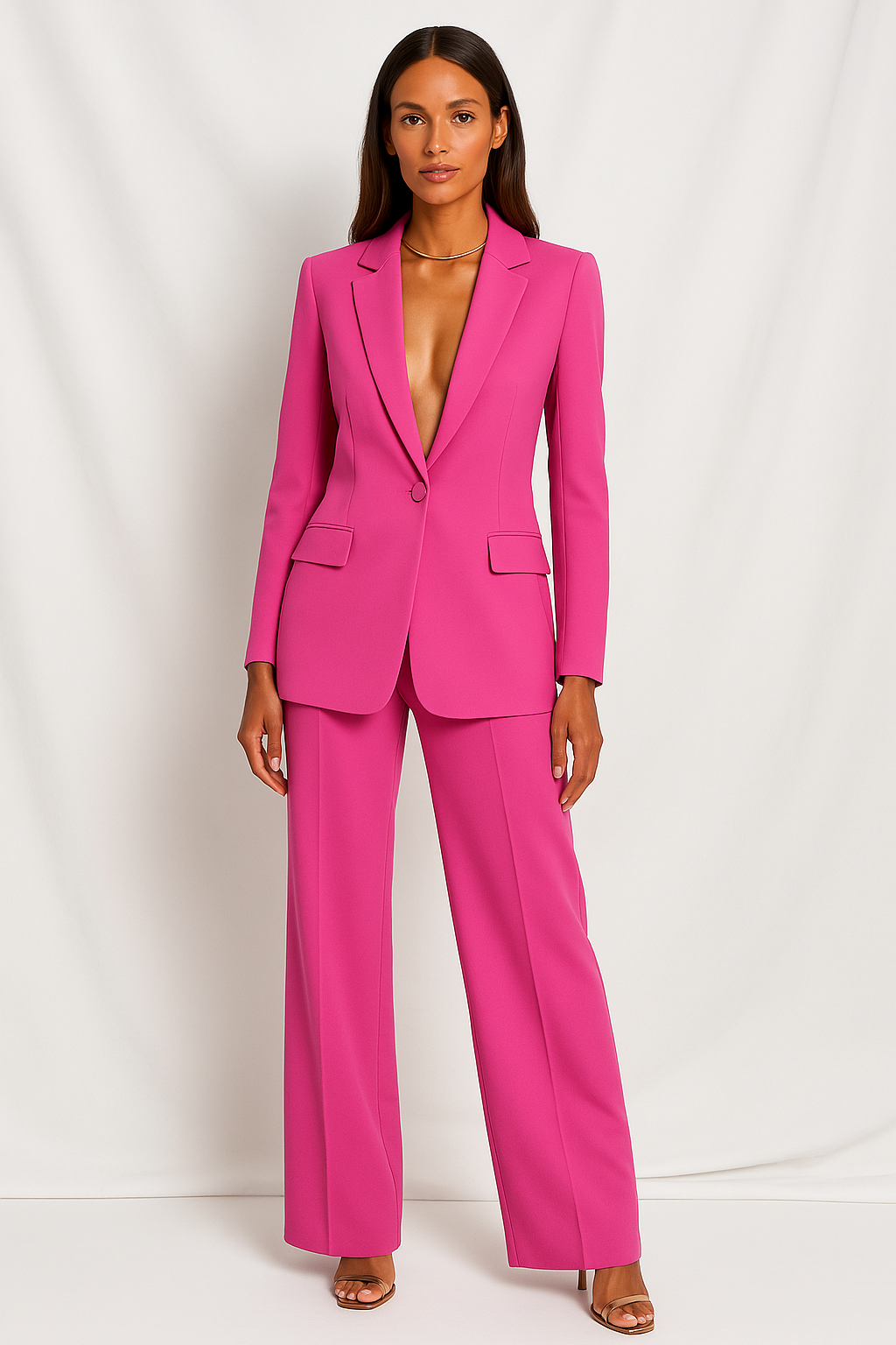 Valencia – Traje de blazer y pantalón a medida para mujer