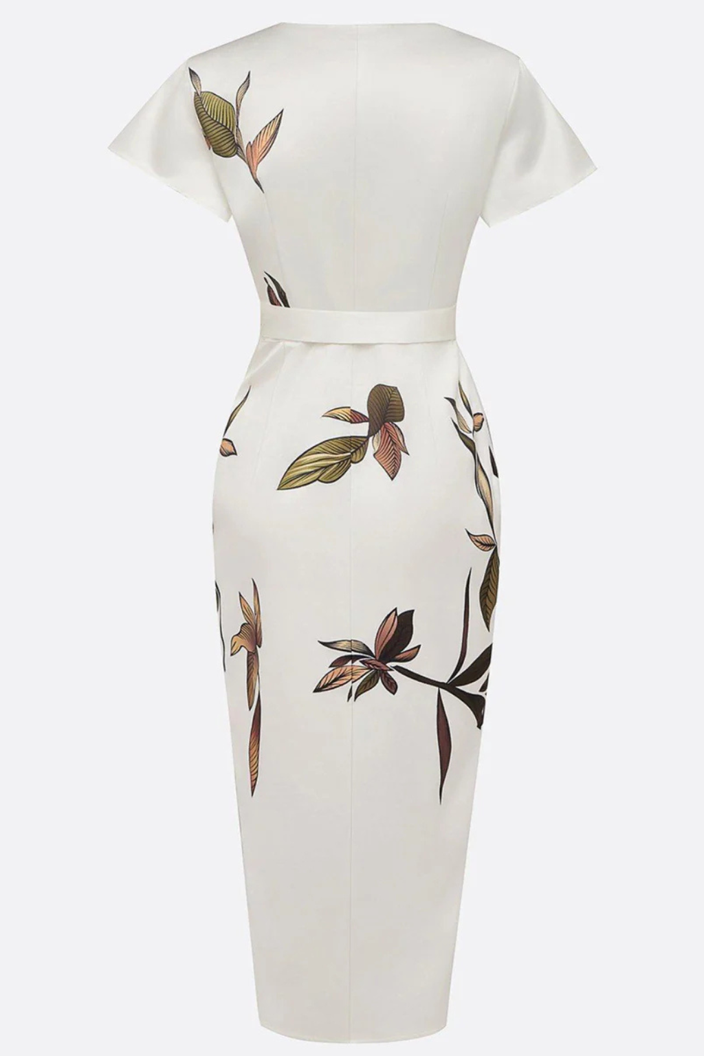 ALTHEA – Vestido midi elegante estilo cruzado para mujer