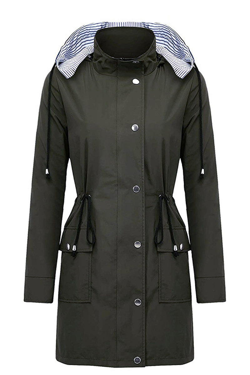 Chaqueta ligera para mujer con capucha y cordón ajustable – TAMIRA