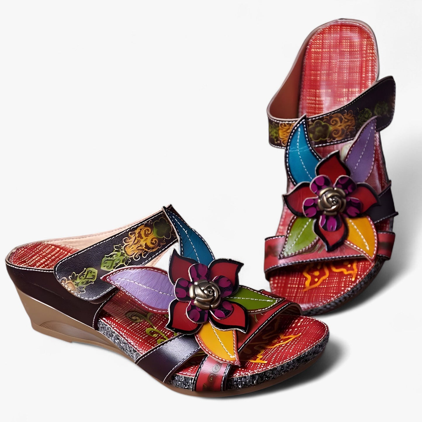 Sandalias bohemias para mujer con detalles trenzados – DALIA