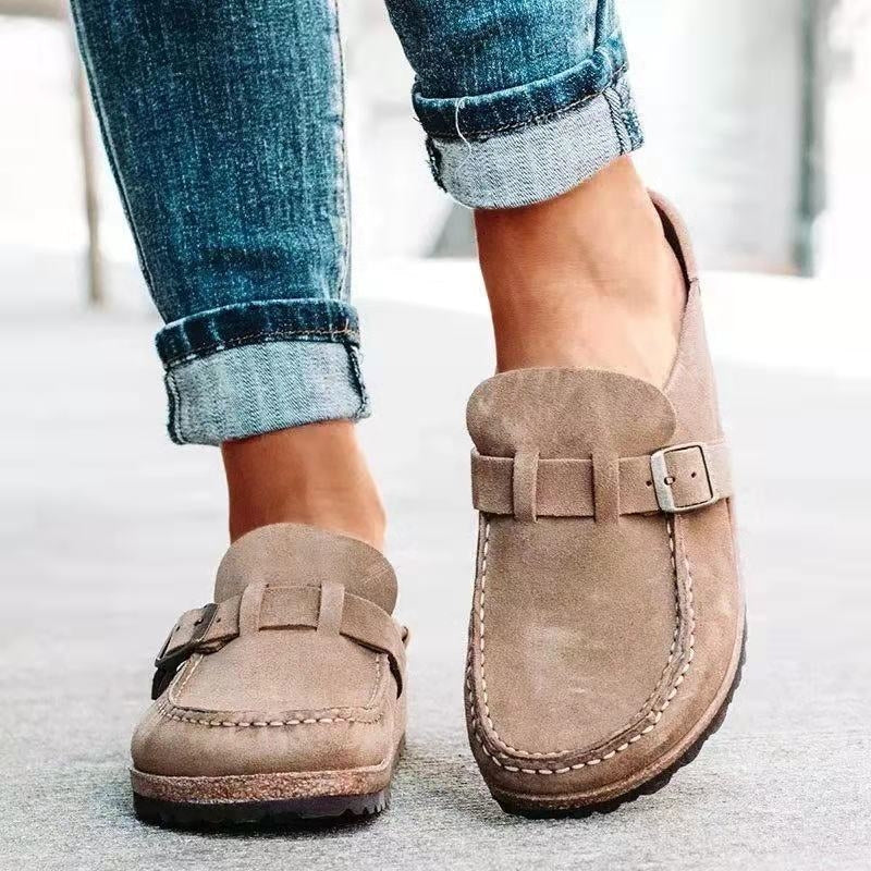 Lorvine – Zapatillas ortopédicas tipo slip-on para mujer