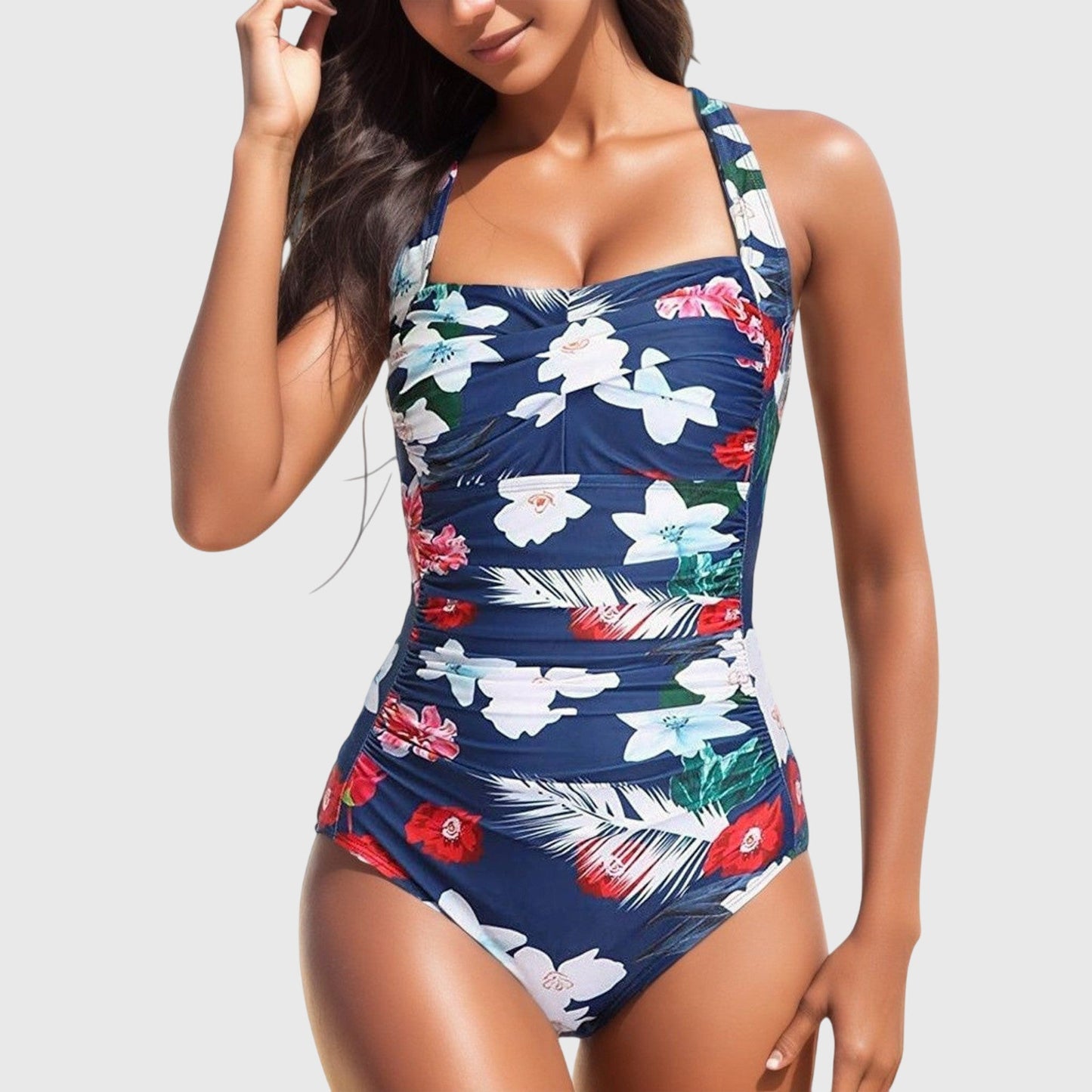 Athena – Bañador de una pieza deportivo con espalda descubierta para mujer