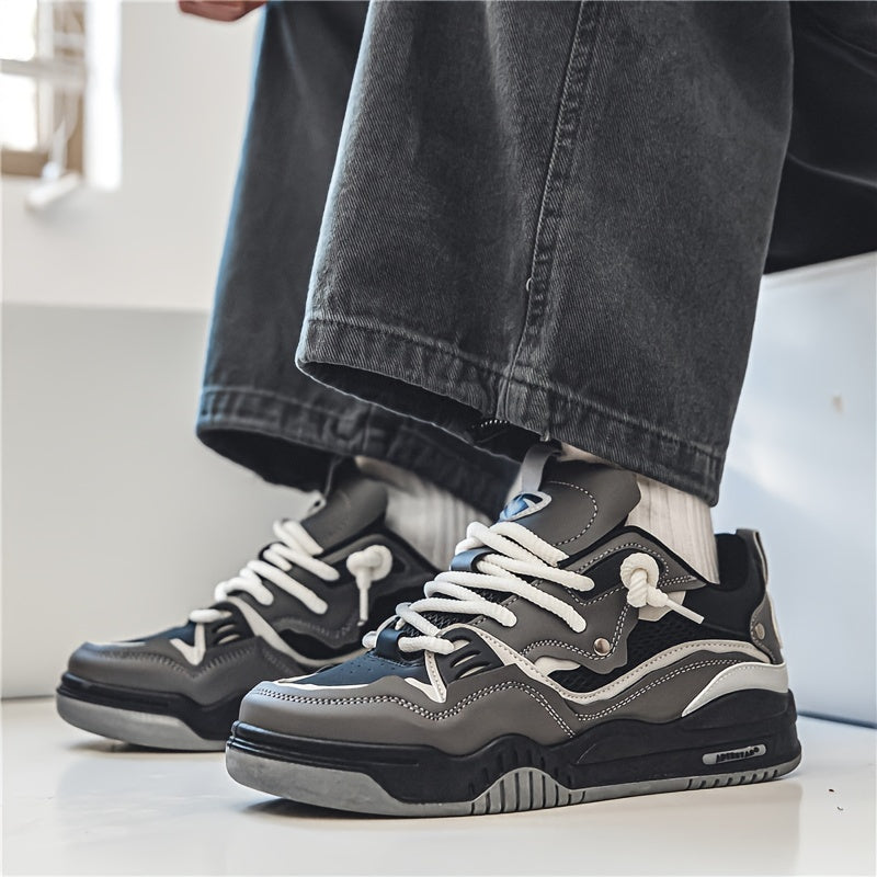 Zapatillas deportivas bajas para hombre con detalles en contraste – STRAVÉN