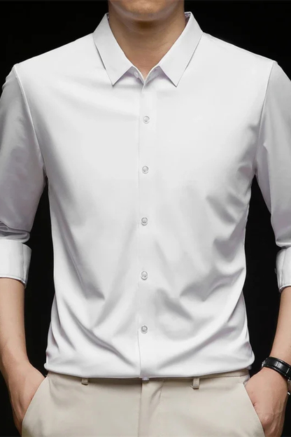 Ethan – Camisa de hombre casual con manga larga y botones