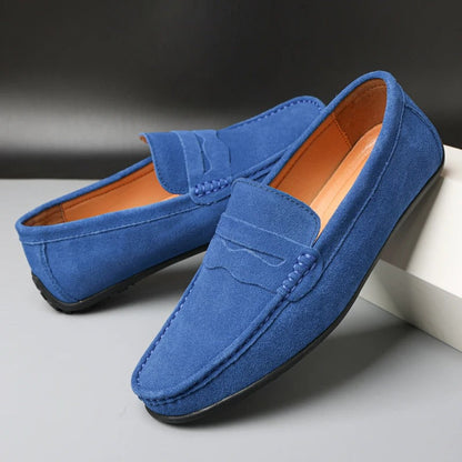 Mocasines de gamuza clásicos para hombre, sofisticación y confort diario – Lucenti