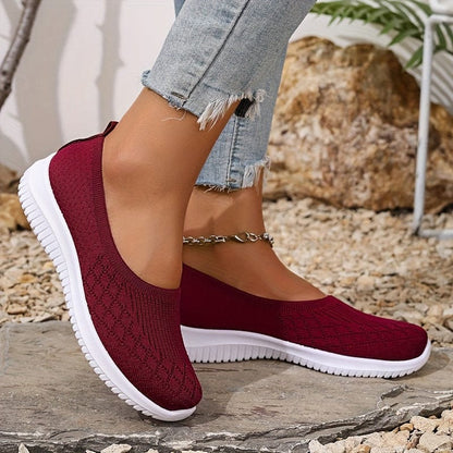 Aura – Zapatillas slip-on para mujer con suela flexible