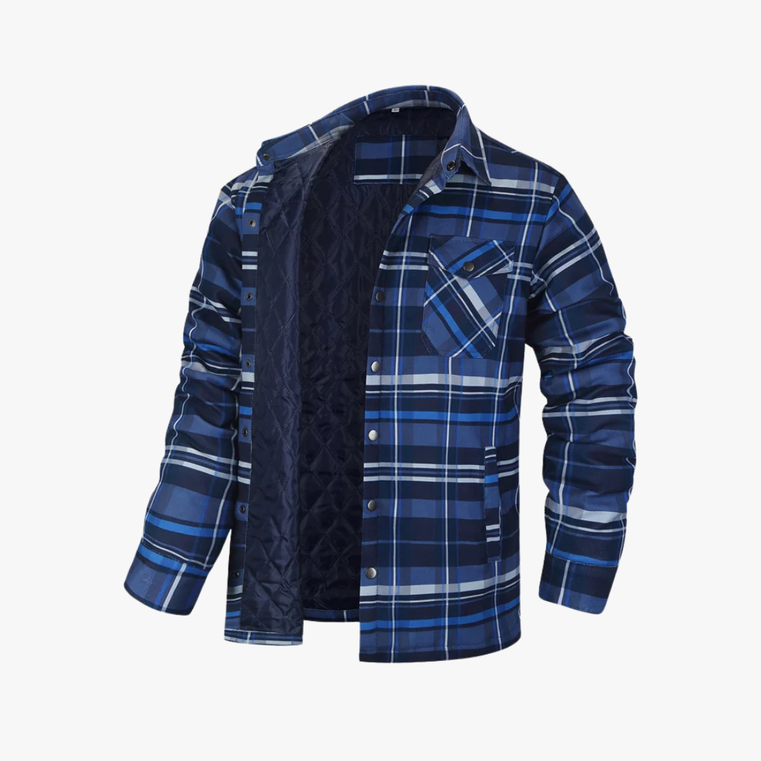 Camisa de franela térmica a cuadros para hombre – DAYTON