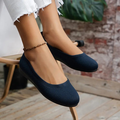 Zapatos bailarinas transpirables con suela antideslizante para mujer – ELVY PARIS