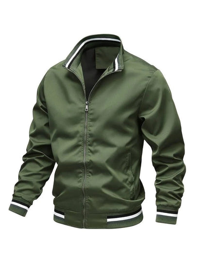 ENZO - Bomber casual para hombre