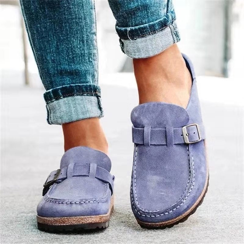Lorvine – Zapatillas ortopédicas tipo slip-on para mujer