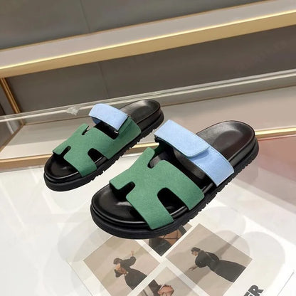 Sandalias Gladiadoras Elegantes con Cierre de Velcro Ajustable para Damas – HIRA