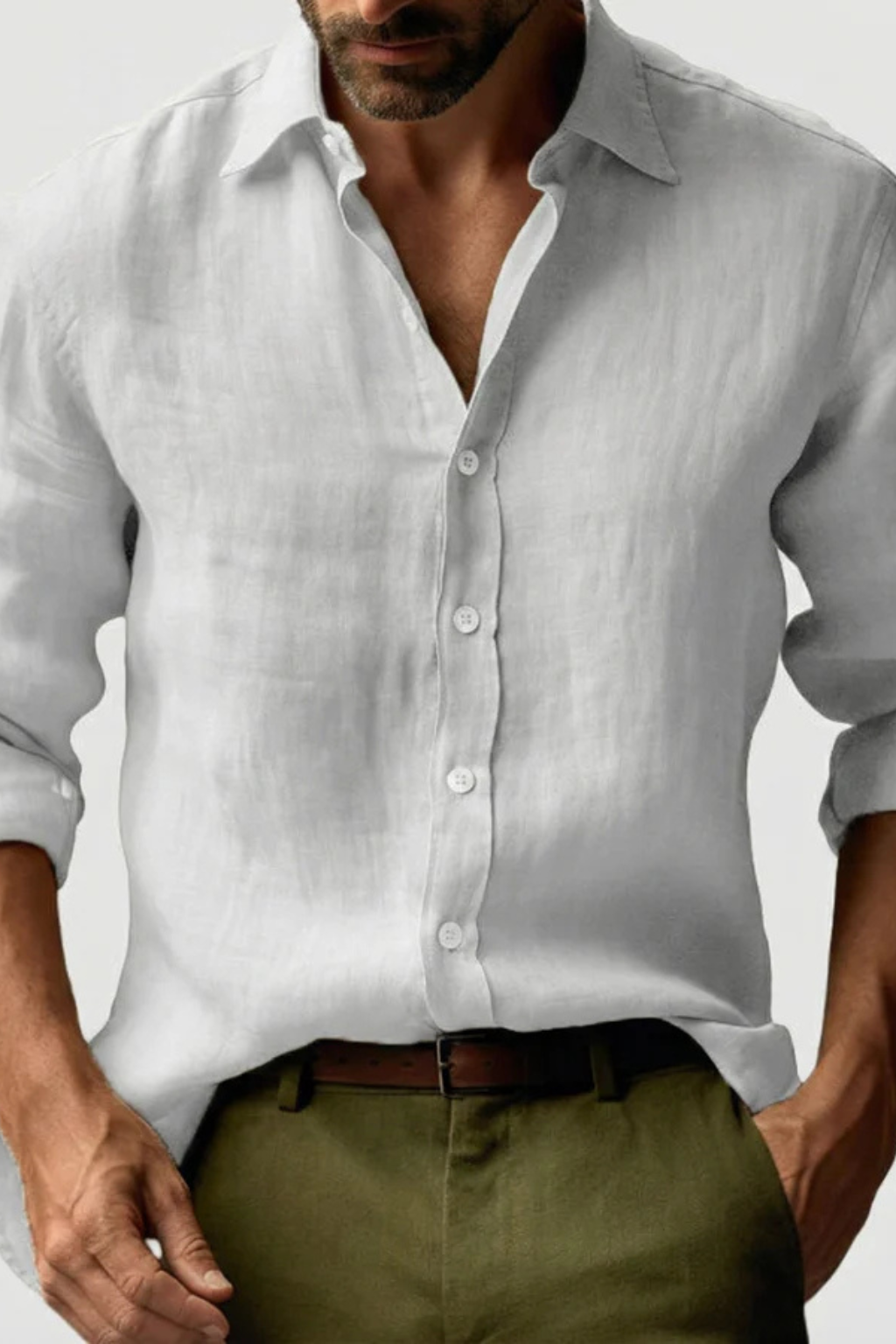 Harrison – Camisa de lino informal elegante para hombre