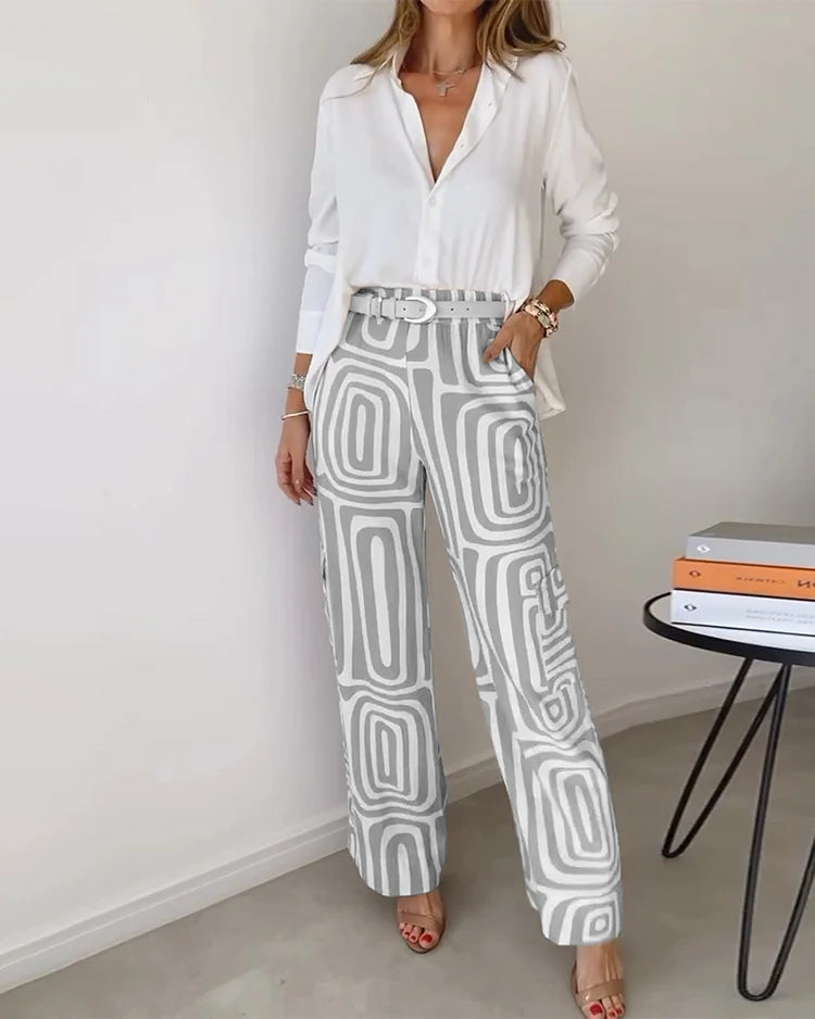 AYLA – Pantalón de tiro alto para mujer