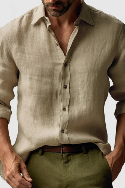 Harrison – Camisa de lino informal elegante para hombre