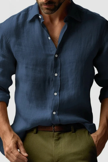 Harrison – Camisa de lino informal elegante para hombre