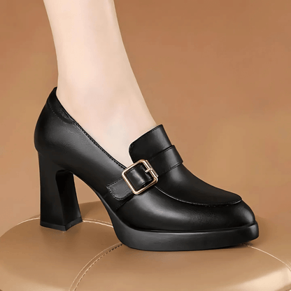 Zapatos de tacón alto con plantilla ortopédica y diseño elegante – BELVIANA