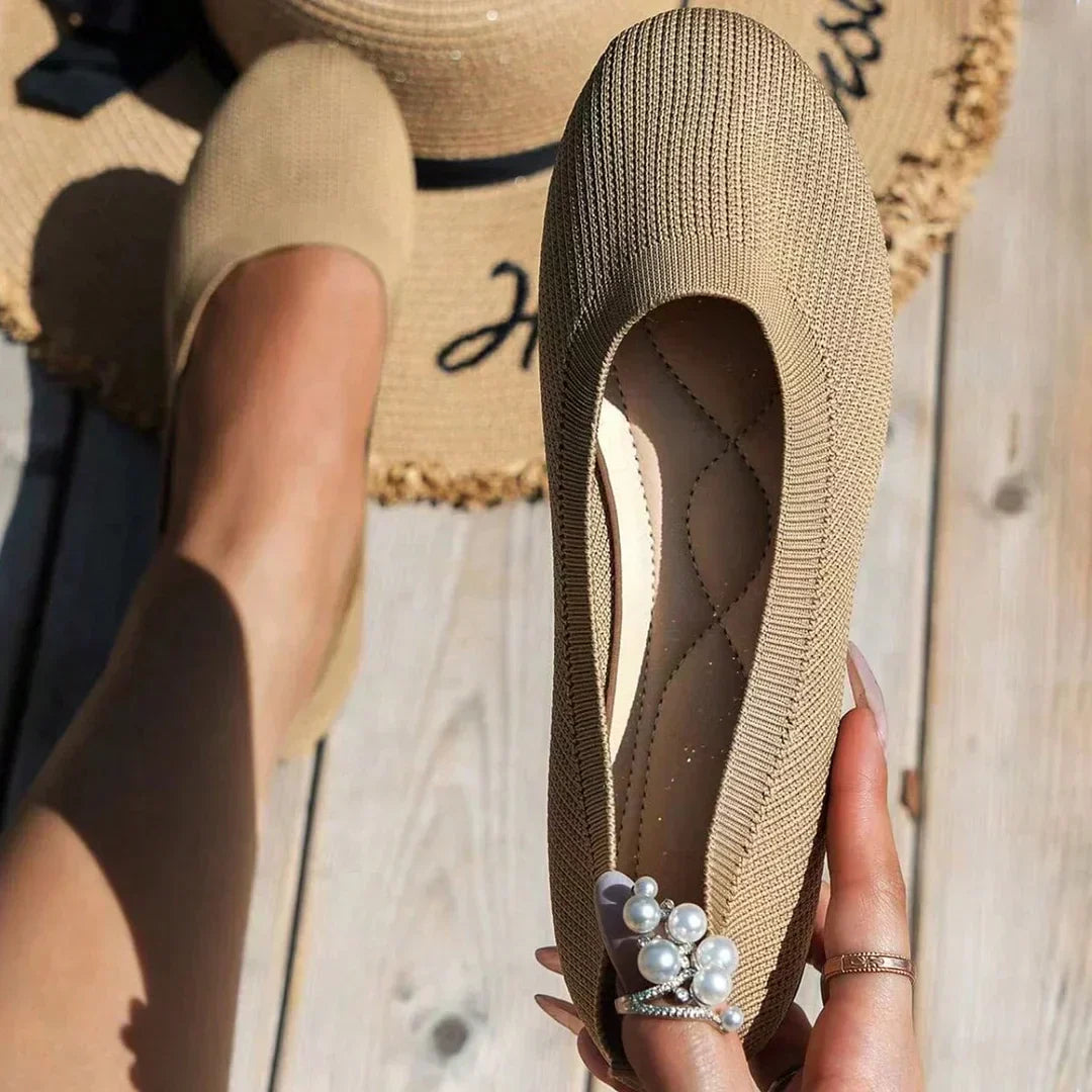 Zapatos bailarinas transpirables con suela antideslizante para mujer – ELVY PARIS