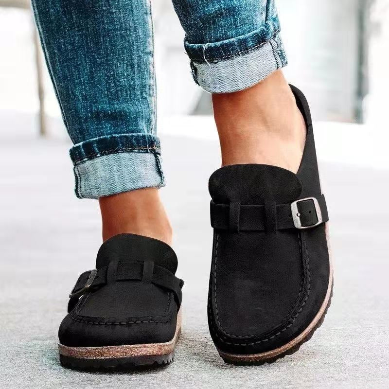 Lorvine – Zapatillas ortopédicas tipo slip-on para mujer